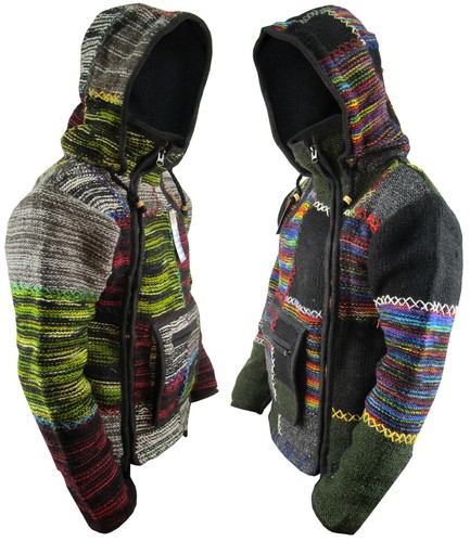 Uomo lana patchwork - patchwork, maglia