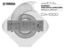 Yamaha CA-1000 Amplificatore
