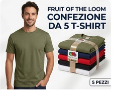 PACK 5 T-SHIRT UOMO FRUIT OF