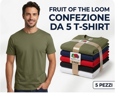 Pack shirt uomo - 5, t-shirt
