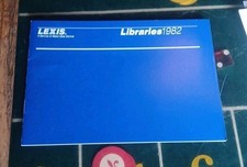 Vintage Lexis Libraries 1982