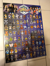 Poster vintage 1999 Official Medarot Medabots 85 x 62 cm