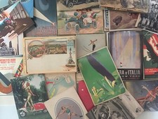 Lotto cartoline Un secolo di amore guerra costume auguri Fabbri Alinari 1993