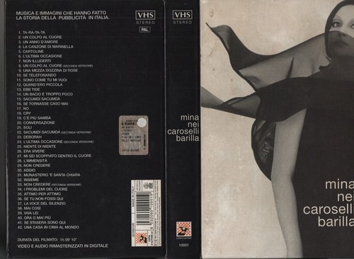 Mina nei caroselli - mina, barilla