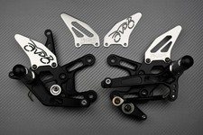 Platines Commandes Reculées Racing AVDB Alu SUZUKI GSX-R 750 GSXR WVCF 2006-2007