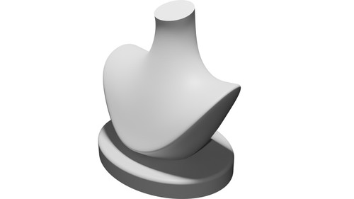 Espositore busto porta anelli - busto,
