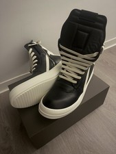 rick owens geobasket nero