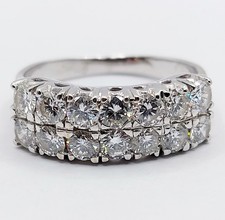 Anello vintage oro bianco 18k