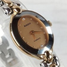 Orologio Unisex RADO Florence 153.3650.2 Quadrante Oro Quarzo Usato...