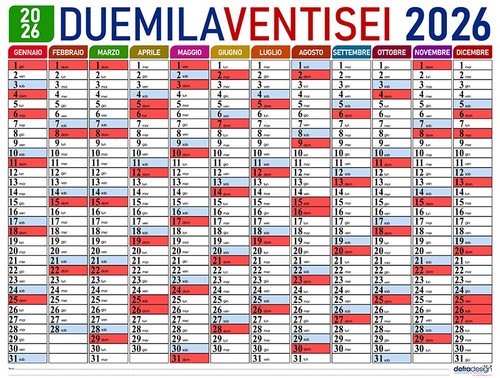 Calendario planner 2026 - calendario, da