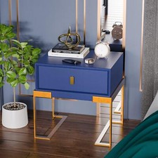 Comodino Semplice Camera da Letto Comodino Comodini Letto Laterale Scrivania con Cassetto