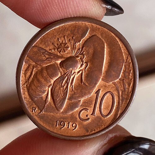 Centesimi 1919 ape - 10,