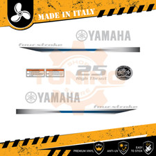Decalcomania Adesivi Motore Fuoribordo Yamaha 25 cv - FourStroke T25 High Thrust