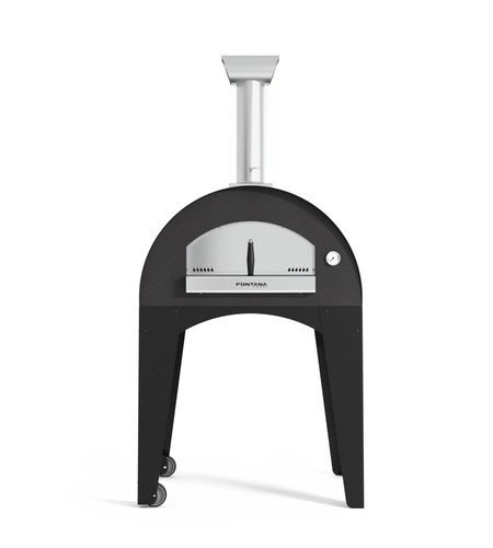 Forno pizza legna con - pizza,