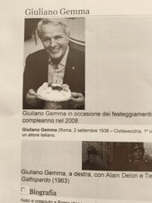 CINEMA AUTOGRAFO ORIGINALE DI