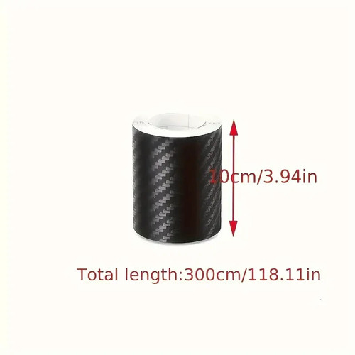 Pellicola carbonio 10cm - 3d,