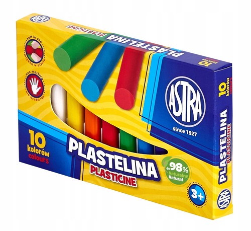 Astra plastilina colori - 10,