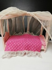 Letto casa barbie mattel - barbie, luce