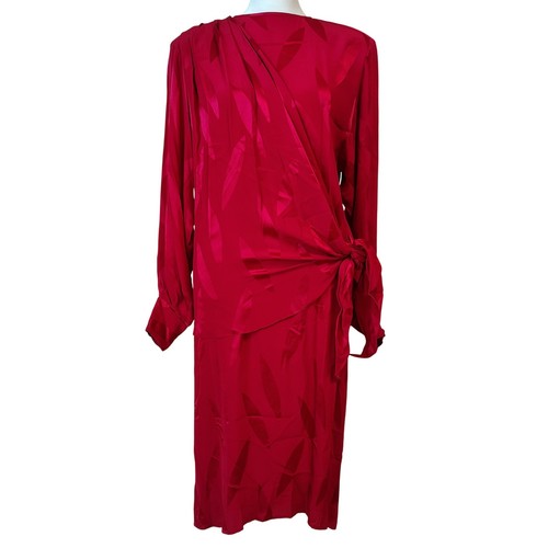 Abito rosso seta adrianna - seta,