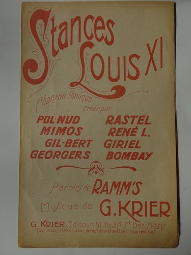 Partition stances louis 11 - stances,