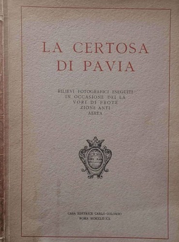 Certosa pavia rilievi - la, di