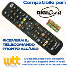 TELECOMANDO UNIVERSALE per TV, DECODER SAT e DIGITALE DIGIQUEST SCEGLI MODELLO