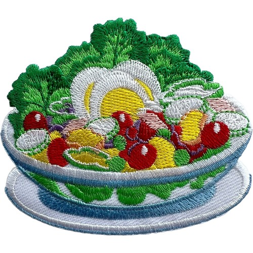 Salad bowl patch - patch, embroidery