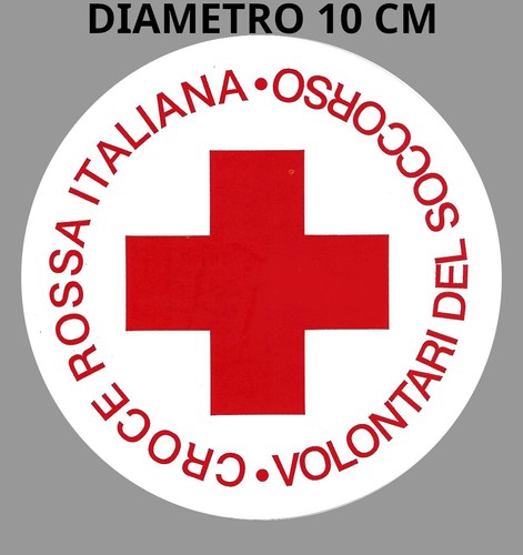 Cri croce rossa italiana - rossa,