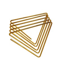  1 pezzo semplice libreria da tavolo triangolare in ferro per libri d'arte