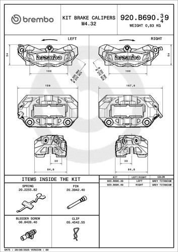 Pinza freno brembo prime - brembo,
