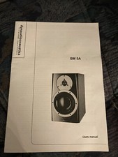 Dynaudio acoustics BM 5A Manuale d'uso/manuale utente originale del proprietario
