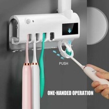 Porta Spazzolino Elettrico Portaspazzolino Dispenser per Dentifricio 4 Porta