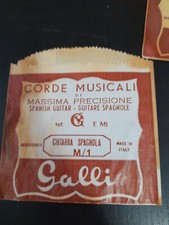 corde chitarra vintage galli chitarra spagnola m 1