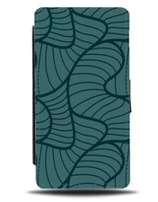 Portafoglio flip stencil onda