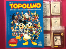 PANINI ALBUM VUOTO ITA + SET COMPLETO TOPOLINO 2023 276 FIGURINE + 50 CARDS (AN)