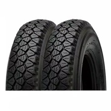 coppia Copertone Gomma Pneumatico DEESTONE 4 00 12 Ruota APE TM 703 602 Anterior