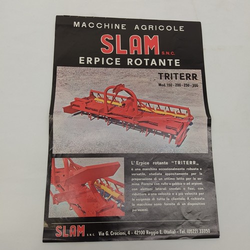 Volantino macchine agricole