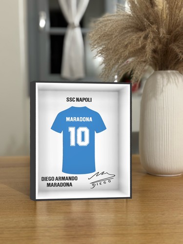 Cornice maglia maradona napoli - cornice,