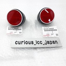 TOYOTA LAND CRUISER FJ40 BJ40 OEM Riflettore corpo lente rossa posteriore set...