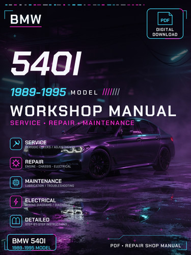 Bmw 540i 1989 1990 1991 - , 1992