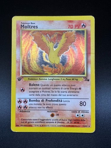 Pokèmon 1999 moltres fossil - pokèmon, 1