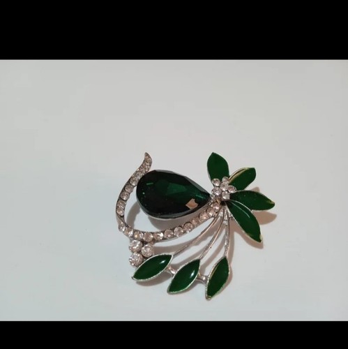 Spilla gioiello colore verde - , e