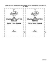 NEW HOLLAND TK76 TK85 TK85M