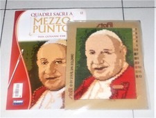 Quadri sacri a mezzo punto 19 PAPA GIOVANNI XXIII - Fabbri Stafil