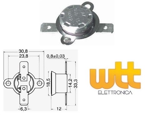 Interruttore termico c - termico, 50°c