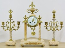 Antique french marble brass - antique,