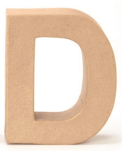 Papp lettera 5x5 - lettera, 17,5x5,5cm