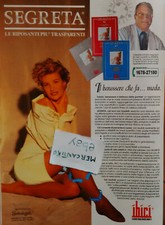 IBICI CALZE COLLANT 1996 PUBBLICITÀ ADVERTISING WERBUNG ITALIAN CLIPPING FETISH
