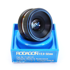 Rodenstock Rodagon 50mm F2.8 Obiettivo di Ingrandimento per Filettatura 35mm M39 con K...