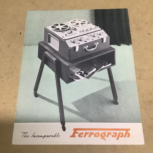 Brochure ferrograph serie 420 - ferrograph,
